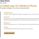 Keine Amazon- und Skype-App mehr für Windows Phone