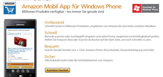 Keine Amazon- und Skype-App mehr für Windows Phone